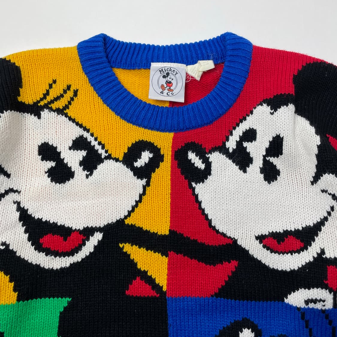 미키앤프렌즈 빈티지 캐릭터 니트 스웨터 L 상품이미지2