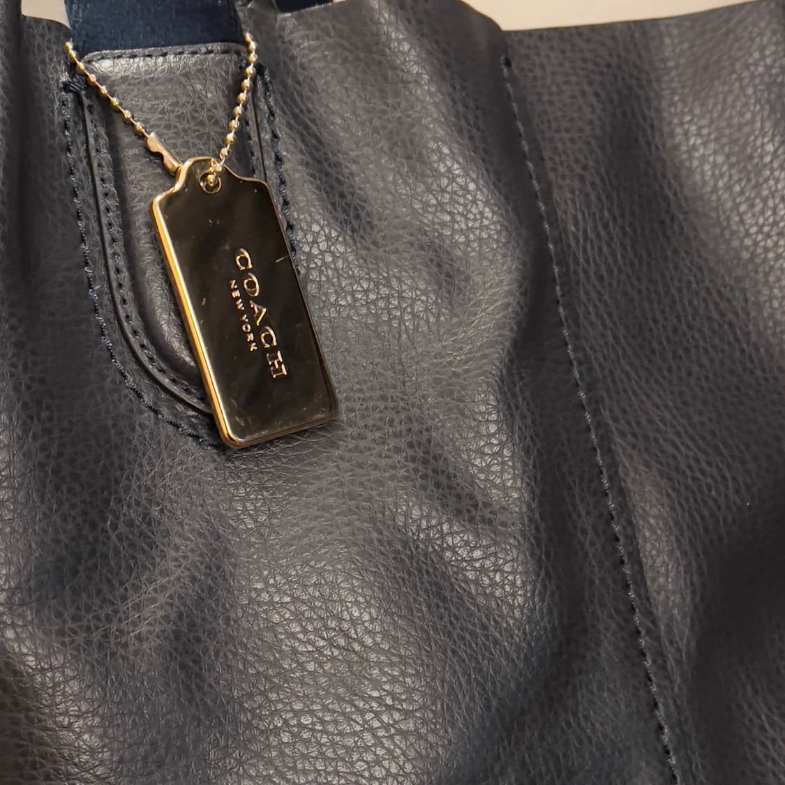 Coach vintage tote bag navy 상품이미지3