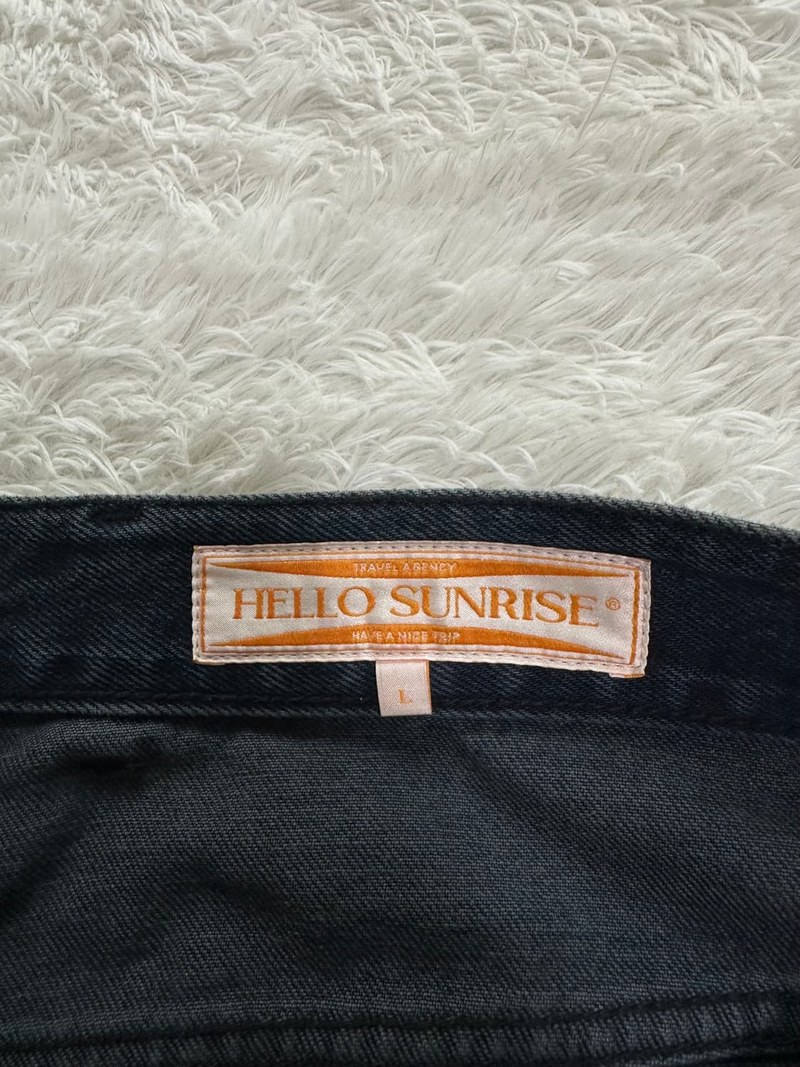 HELLO SUNRISE 네이비 데님 팬츠 L 상품이미지5