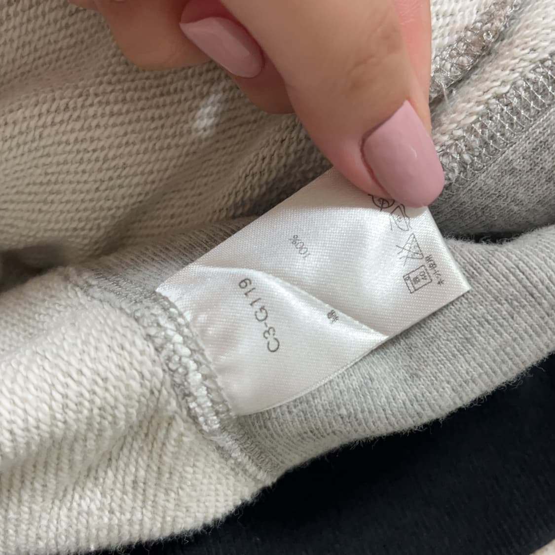 [정품] 챔피온 그레이 투로고 똑딱이 후드자켓 [ M ] 상품이미지5