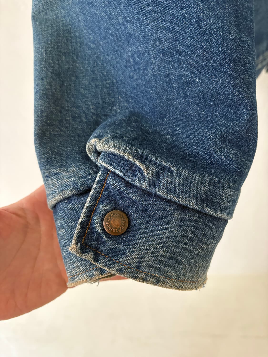 90's Wrangler wool blanket western denim 상품이미지4