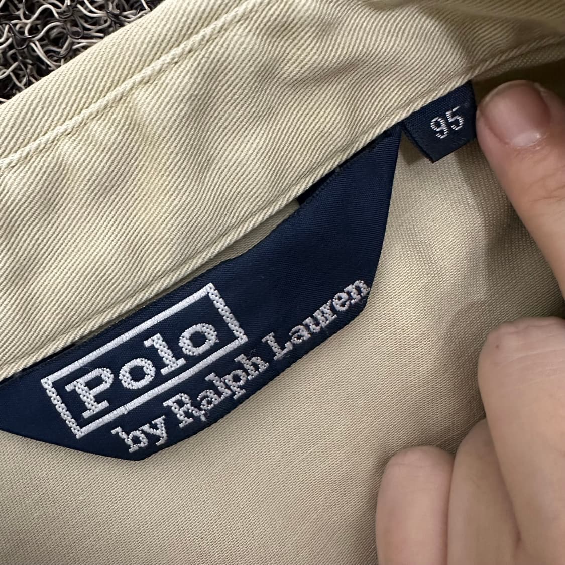 POLO 폴로 랄프로렌 코튼 워크자켓 베이지 95(M) 상품이미지5