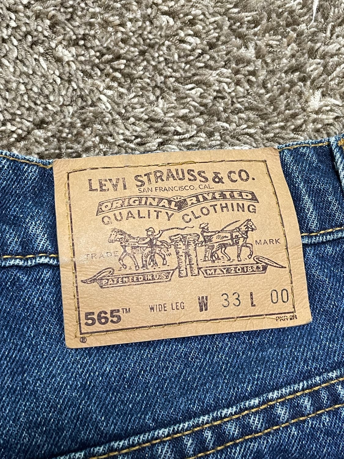 90s vintage USA levis 565 shorts jorts 상품이미지5