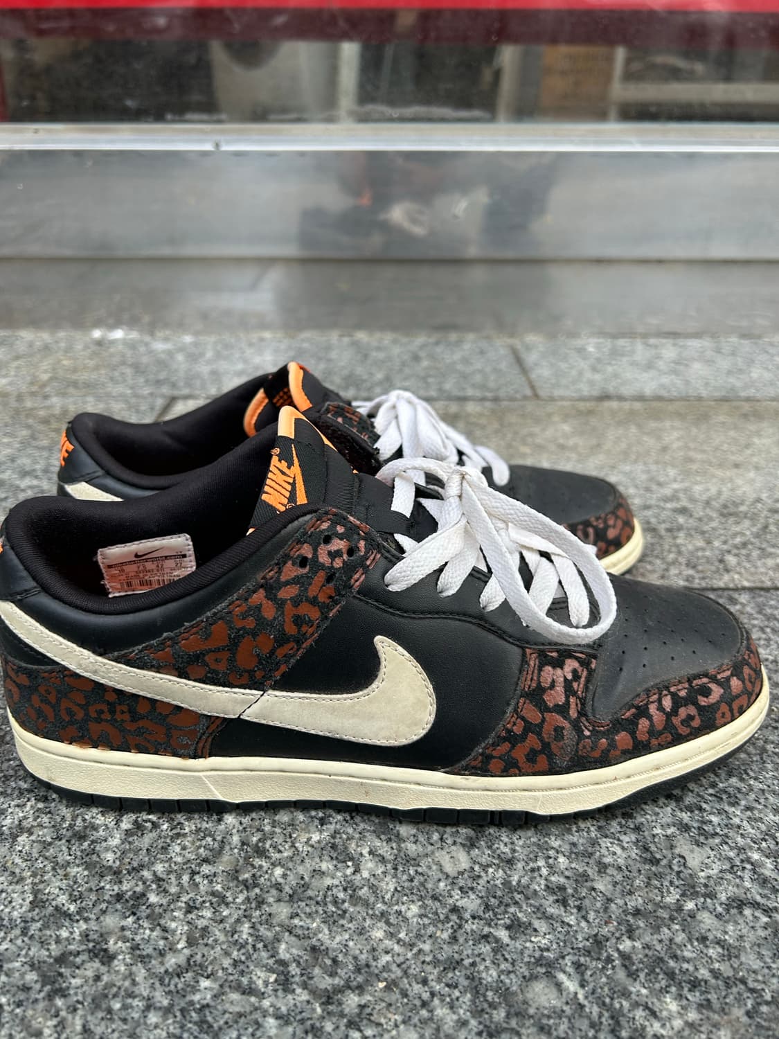 나이키 덩크로우 스키니레오파드 270size 상품이미지4