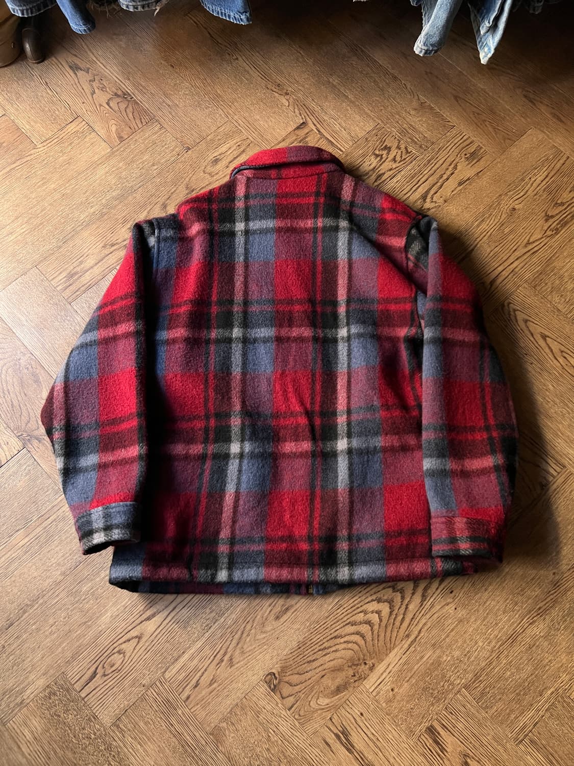 [M]OSHKOSH 오시코시 레드 타탄체크 울 자켓 상품이미지7