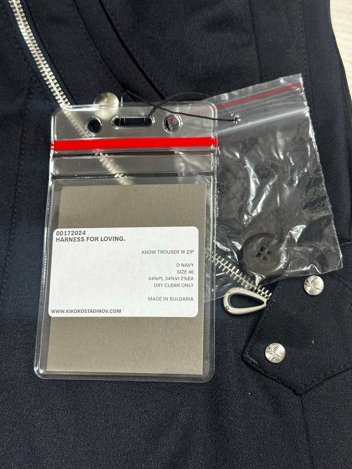 kiko knox pants 46 navy 상품이미지2