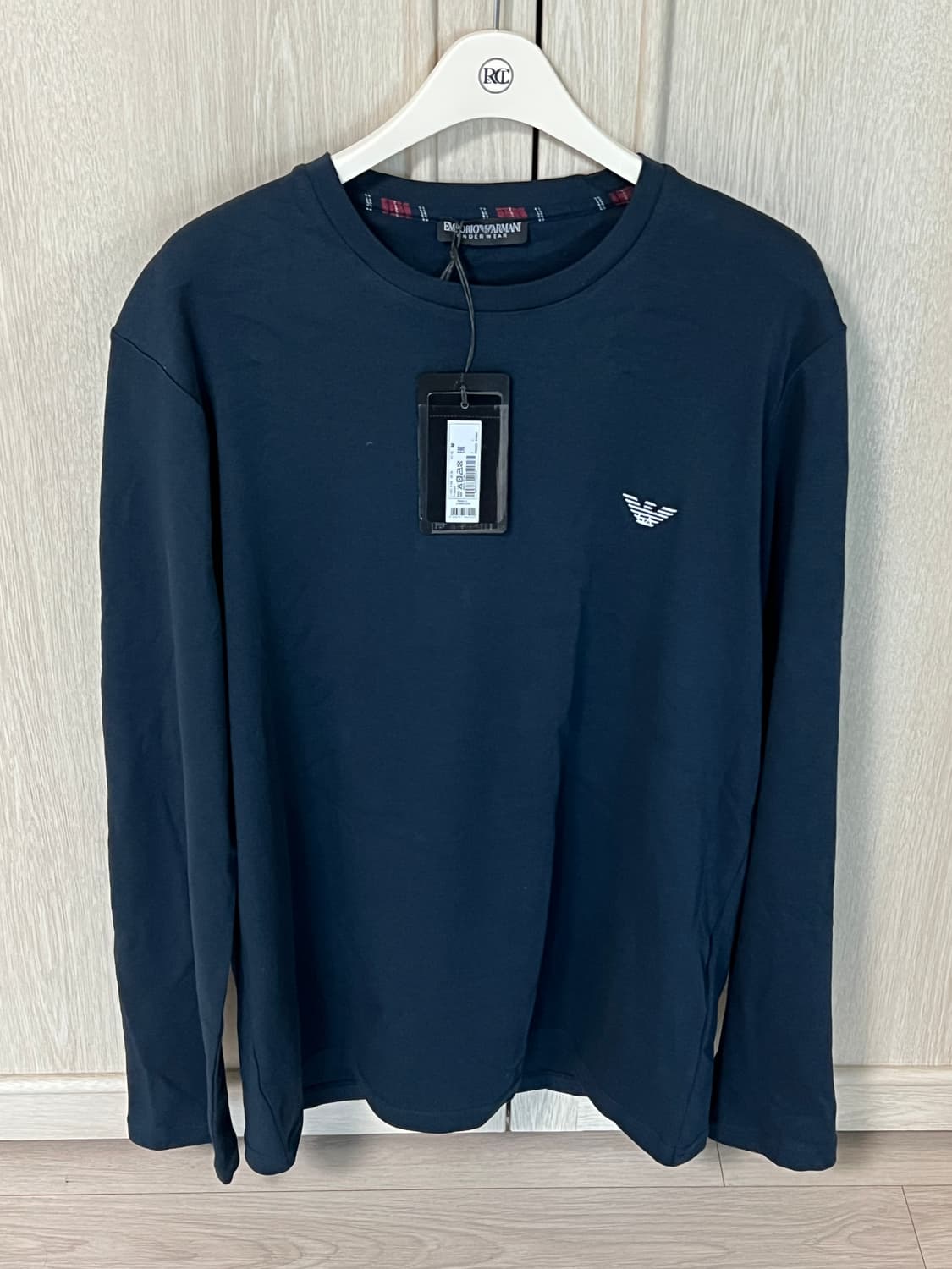 (새상품) 아르마니 롱 슬리브 코튼 티셔츠 상품이미지5