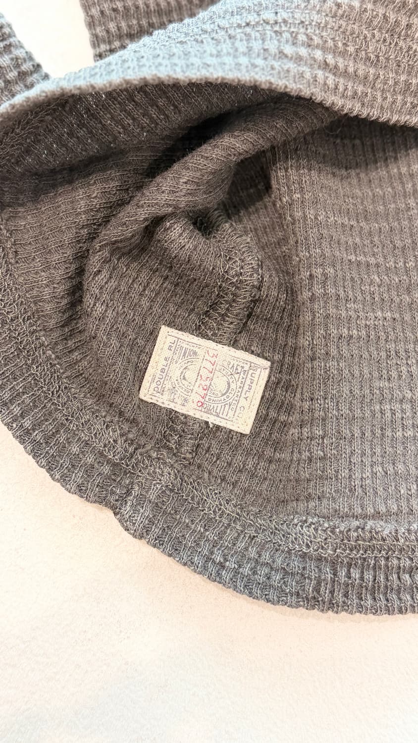 RRL 와플 니트 헨리 셔츠 상품이미지5