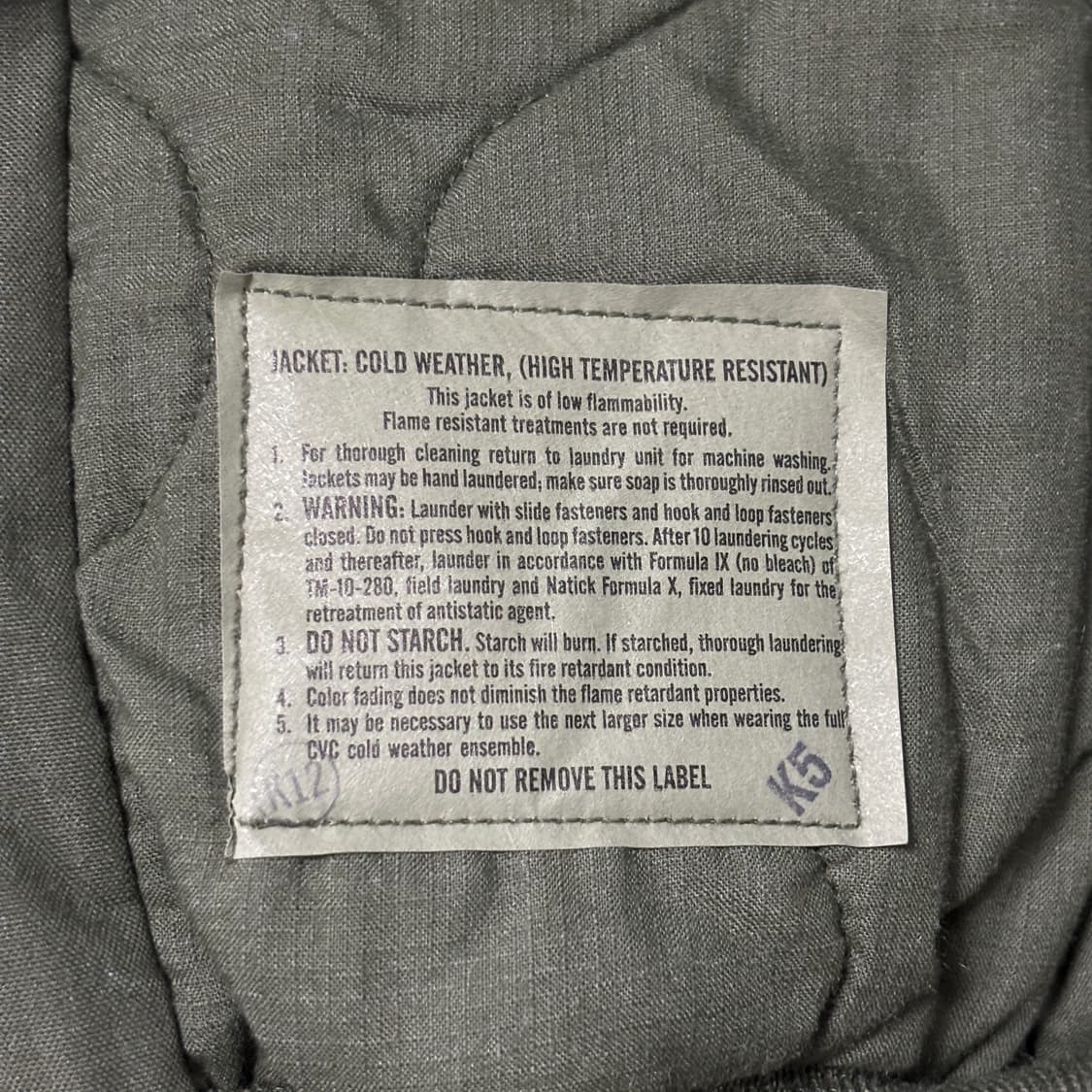 00s 오리지널 cvc 탱커자켓 M-R 상품이미지5