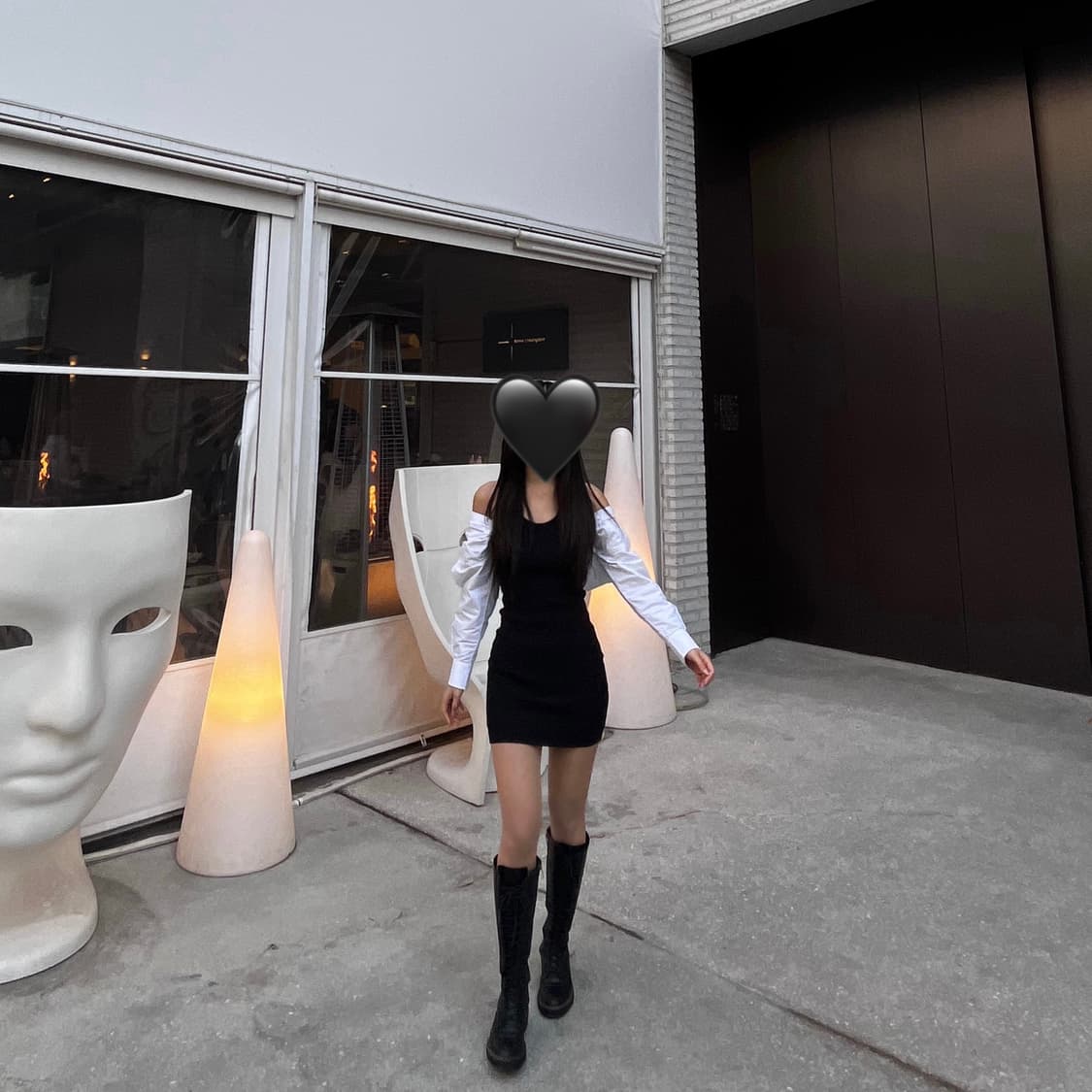 셔츠 레이어드 탱크 원피스 상품이미지2