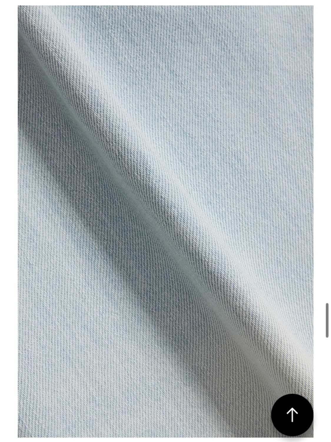 오픈와이와이 커브드 진스 라이트 블루 S 사이즈 상품이미지10