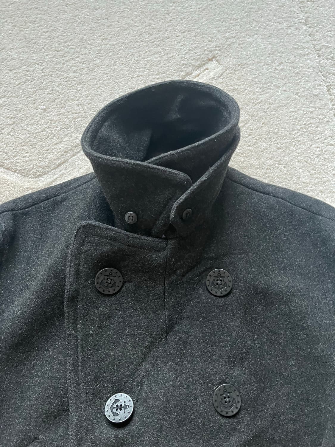 폴로 랄프로렌 헤비 멜튼울 피코트 (100-105) 상품이미지7