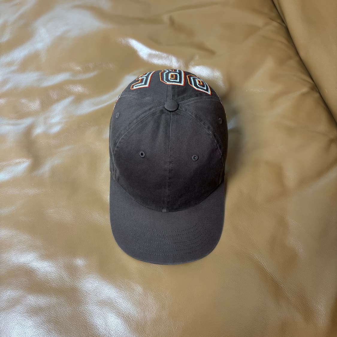 Supreme 슈프림 브라운 6패널 볼캡 모자 Back Arc Logo 상품이미지5