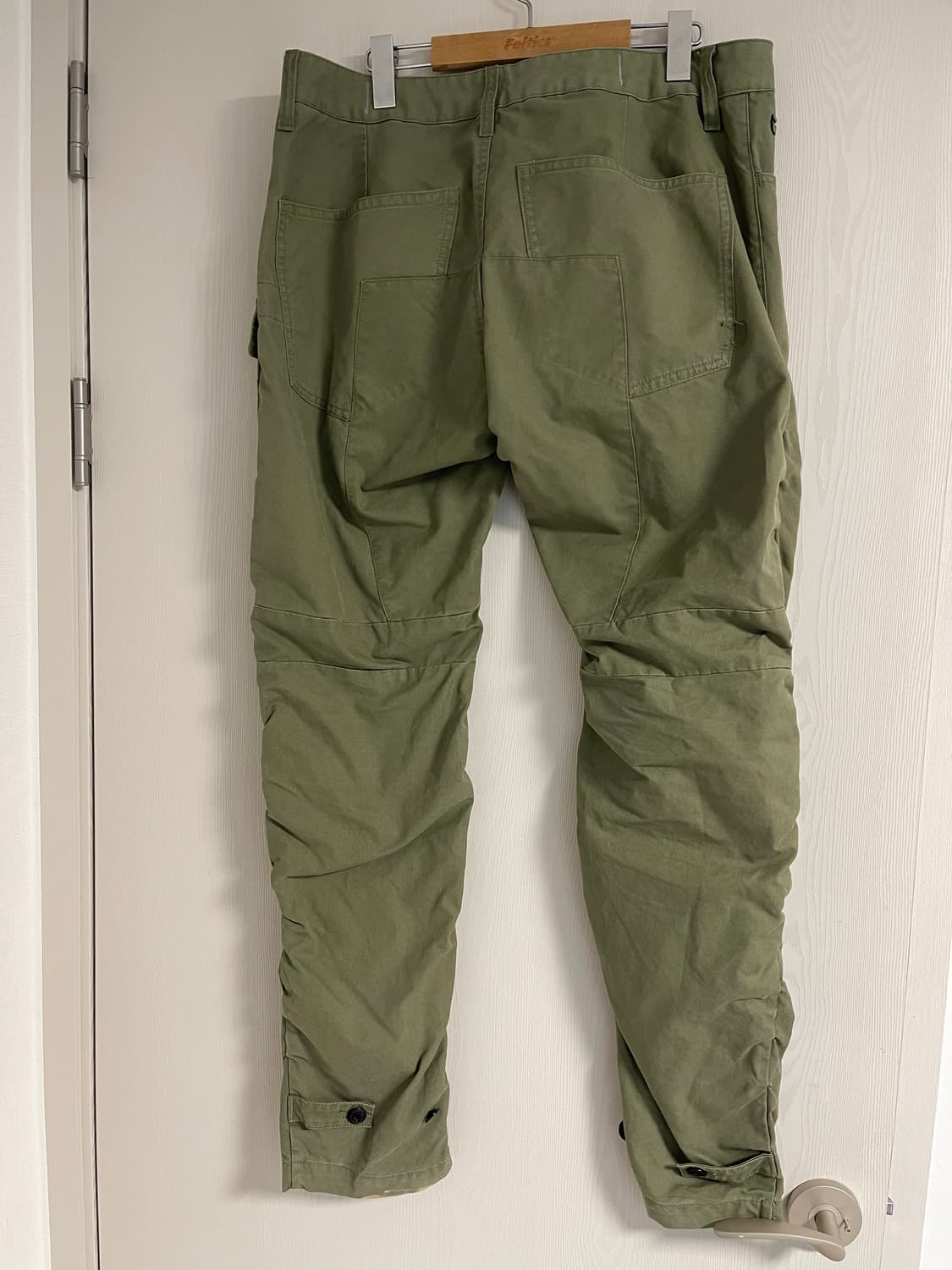 지스타 로우 3D 테이퍼드 카고 팬츠 올리브 34/32 상품이미지5