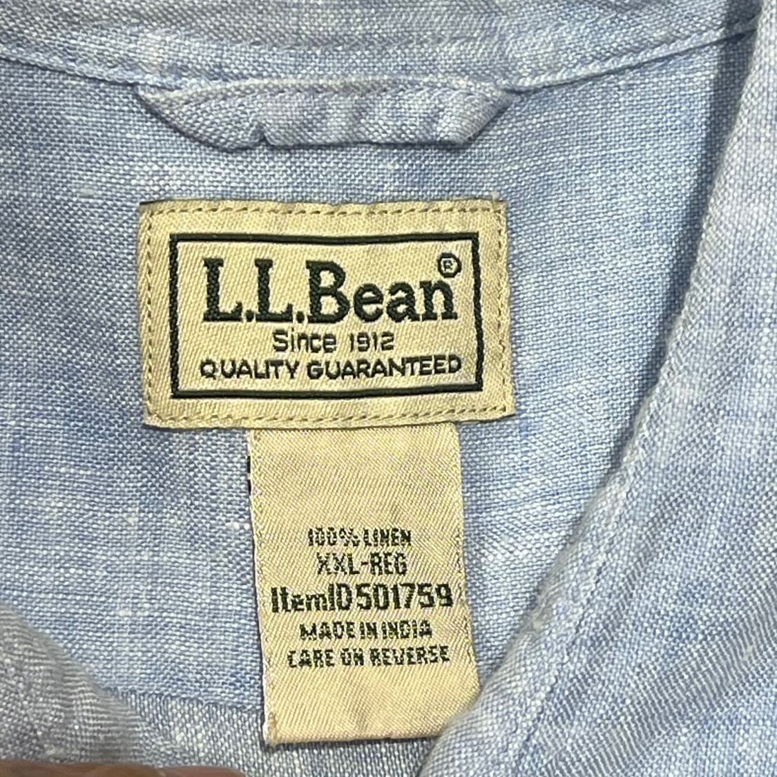 엘엘빈 워크 린넨셔츠 s10660 상품이미지5