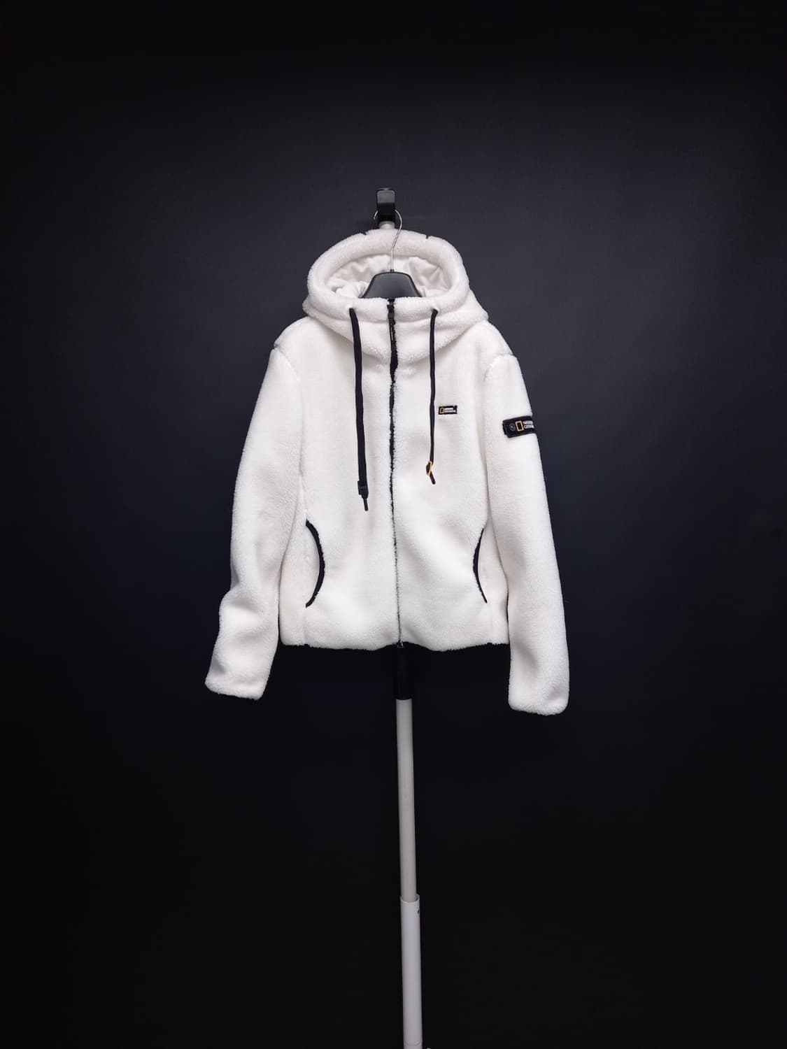 내셔널지오그래픽 춘추동 비숑부클 후드점퍼 55.66 상품이미지1