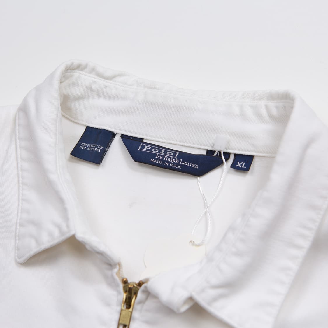 폴로 랄프로렌 USA made 코튼 트윌 스윙탑 자켓 화이트 상품이미지4
