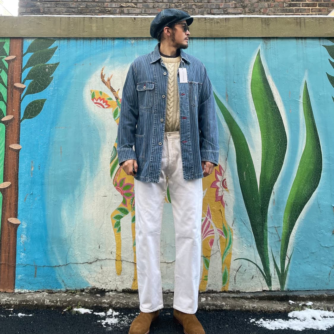 00s Levi's 501 white 상품이미지8