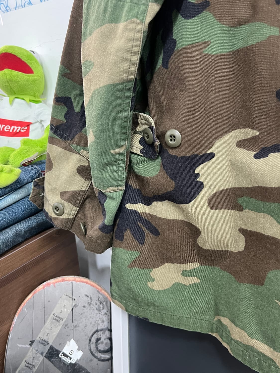 Military 밀리터리 오리지널 우드랜드 BDU 레귤러 카모 자켓 상품이미지7