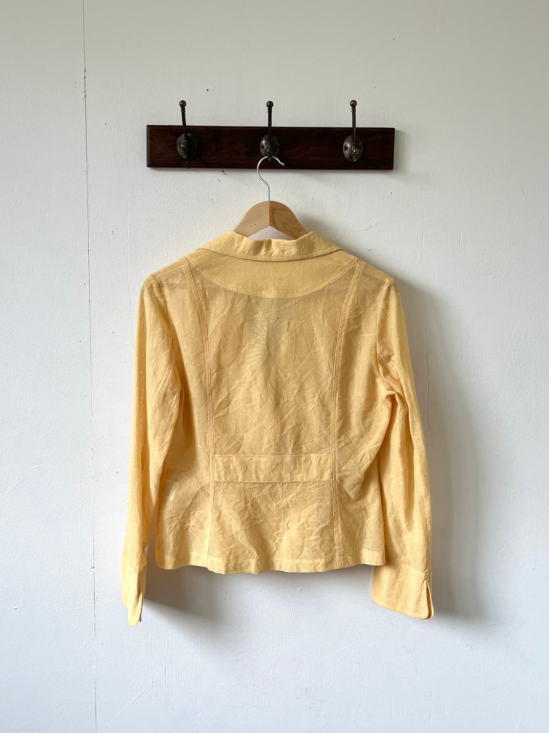 HARPERS BIGOT 시스루 엘로우 자켓 상품이미지3