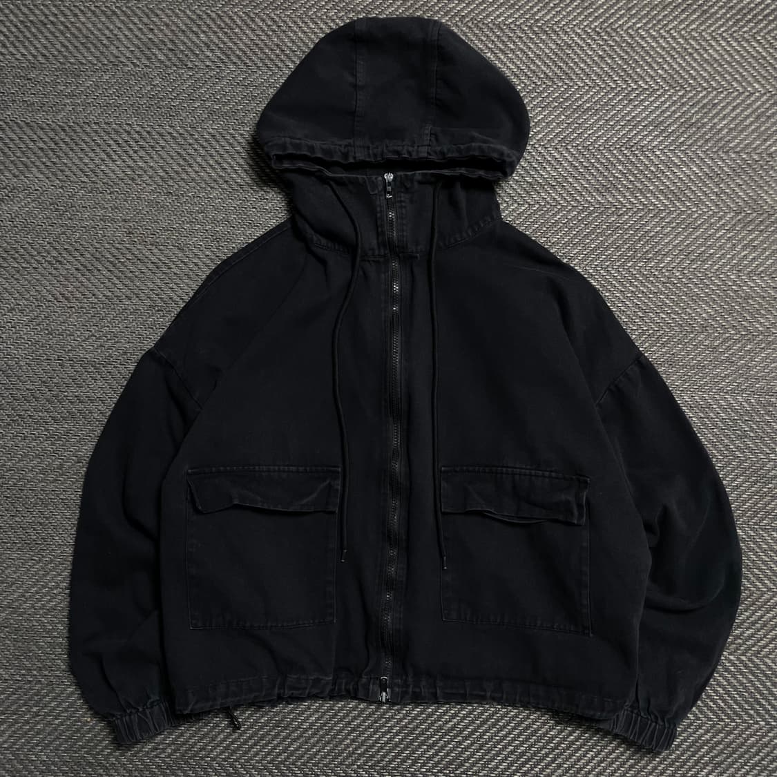 빈티지 흑청 크롭 포켓 야상 자켓y 5267 상품이미지2
