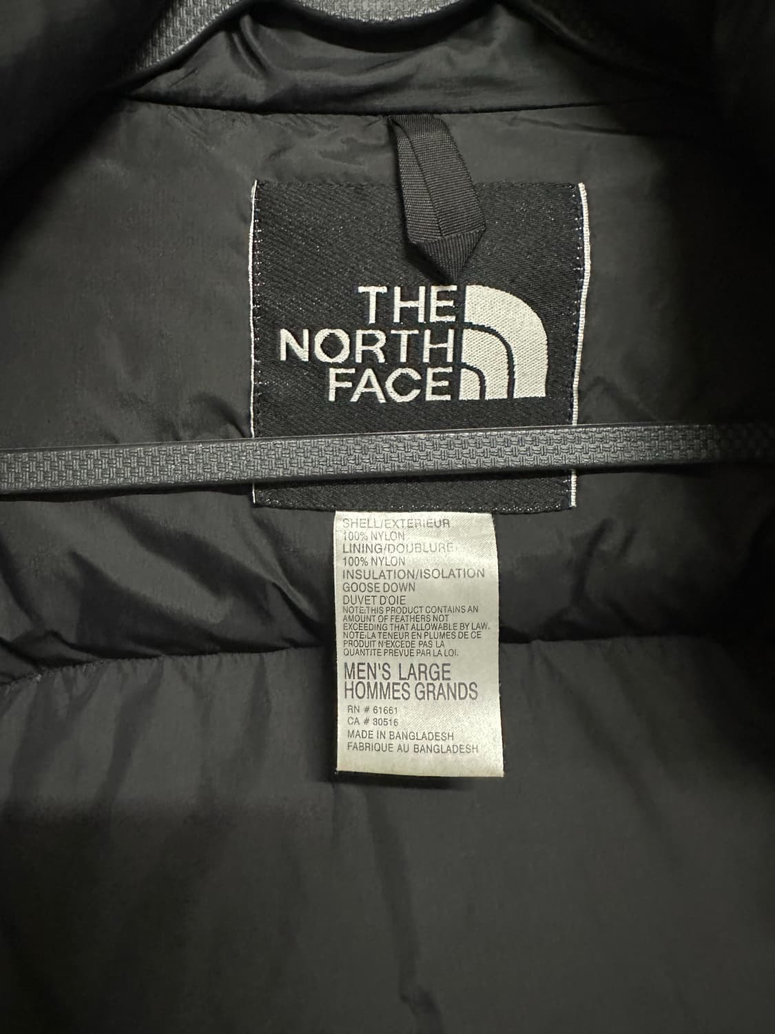 노스페이스 700 눕시 패딩 블랙 L 상품이미지6