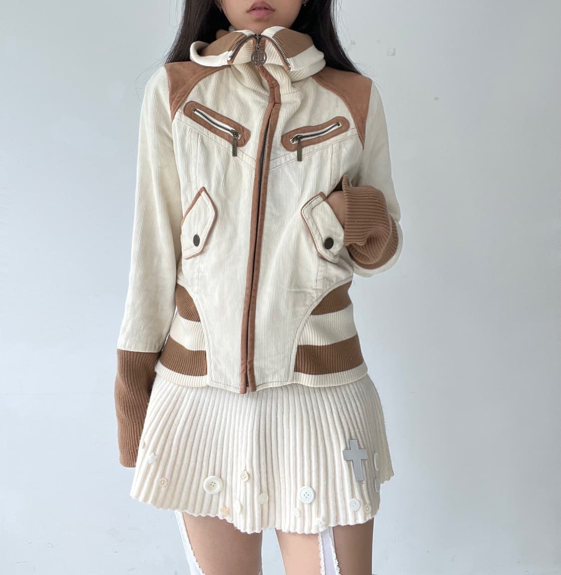 EGOIST High-neck Corduroy Jacket 상품이미지4