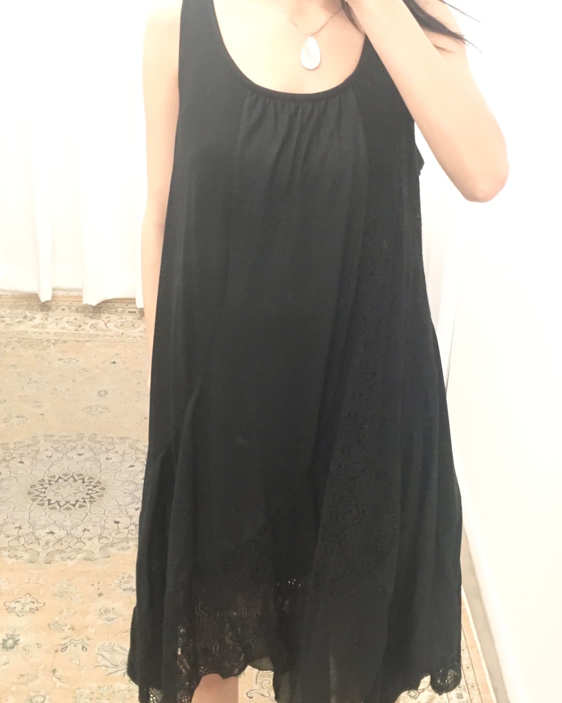 블랙 나시 원피스 상품이미지4