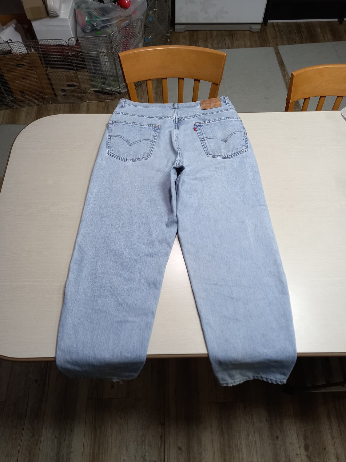 36 90's 리바이스560 RedPont 테이퍼드진 연청 36-444 상품이미지2