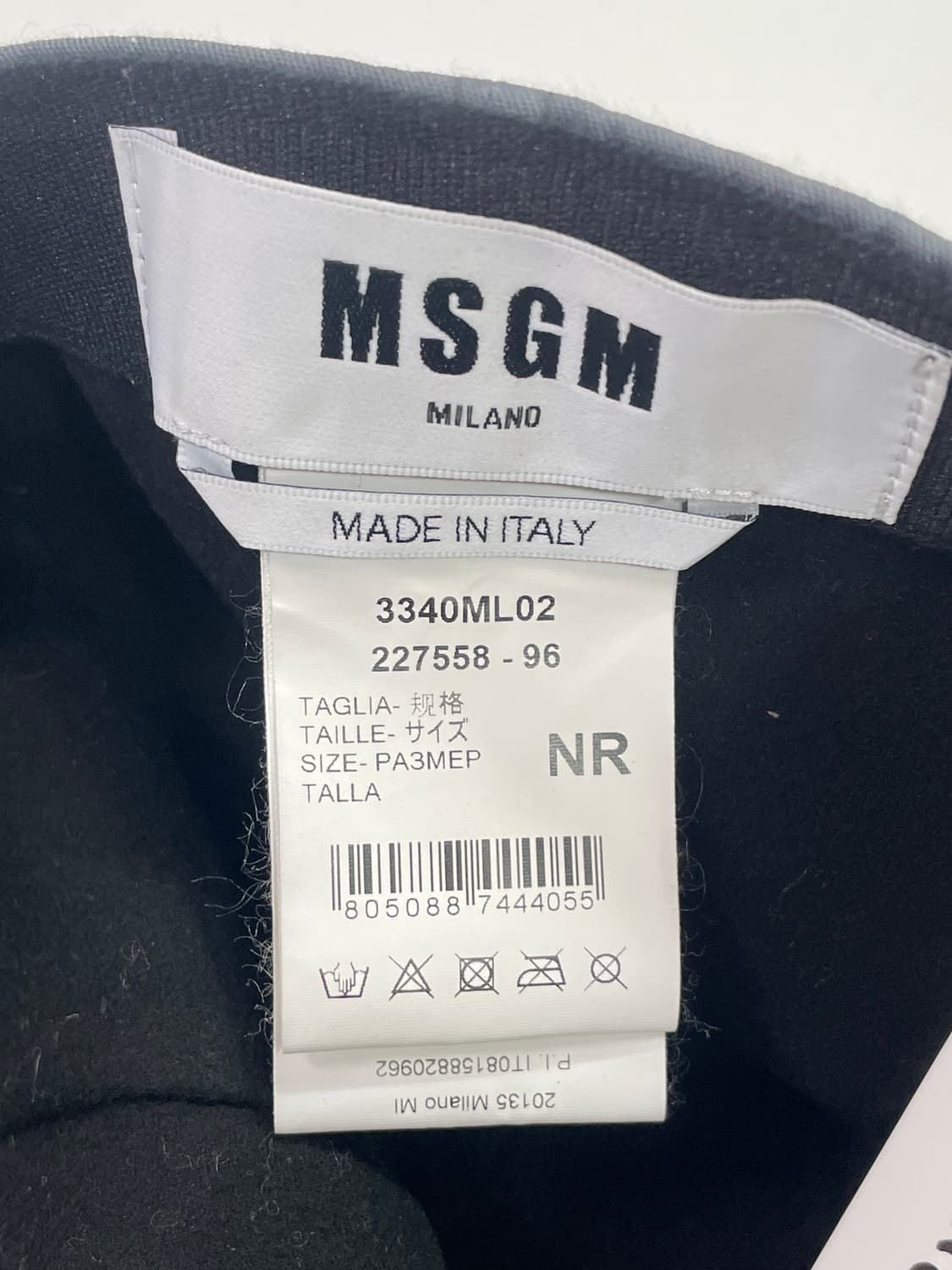 MSGM 로고 그레이 볼캡 (onc.4) 상품이미지4