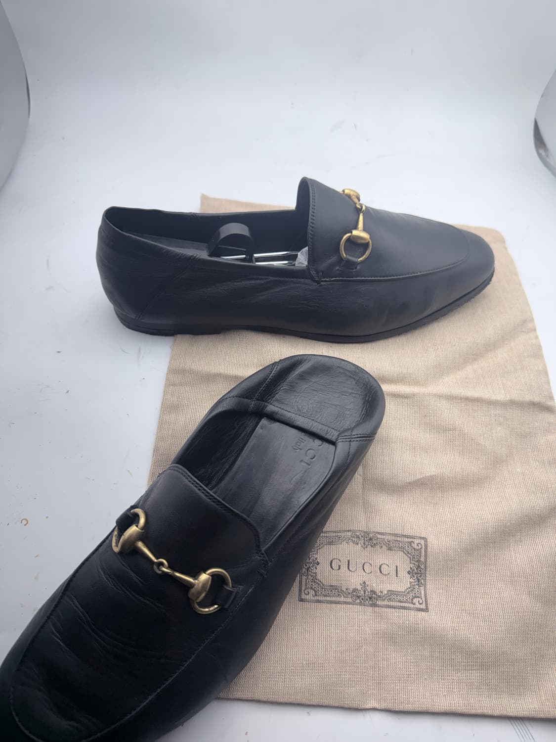 정품)구찌 홀스빗 구두275/280 상품이미지8