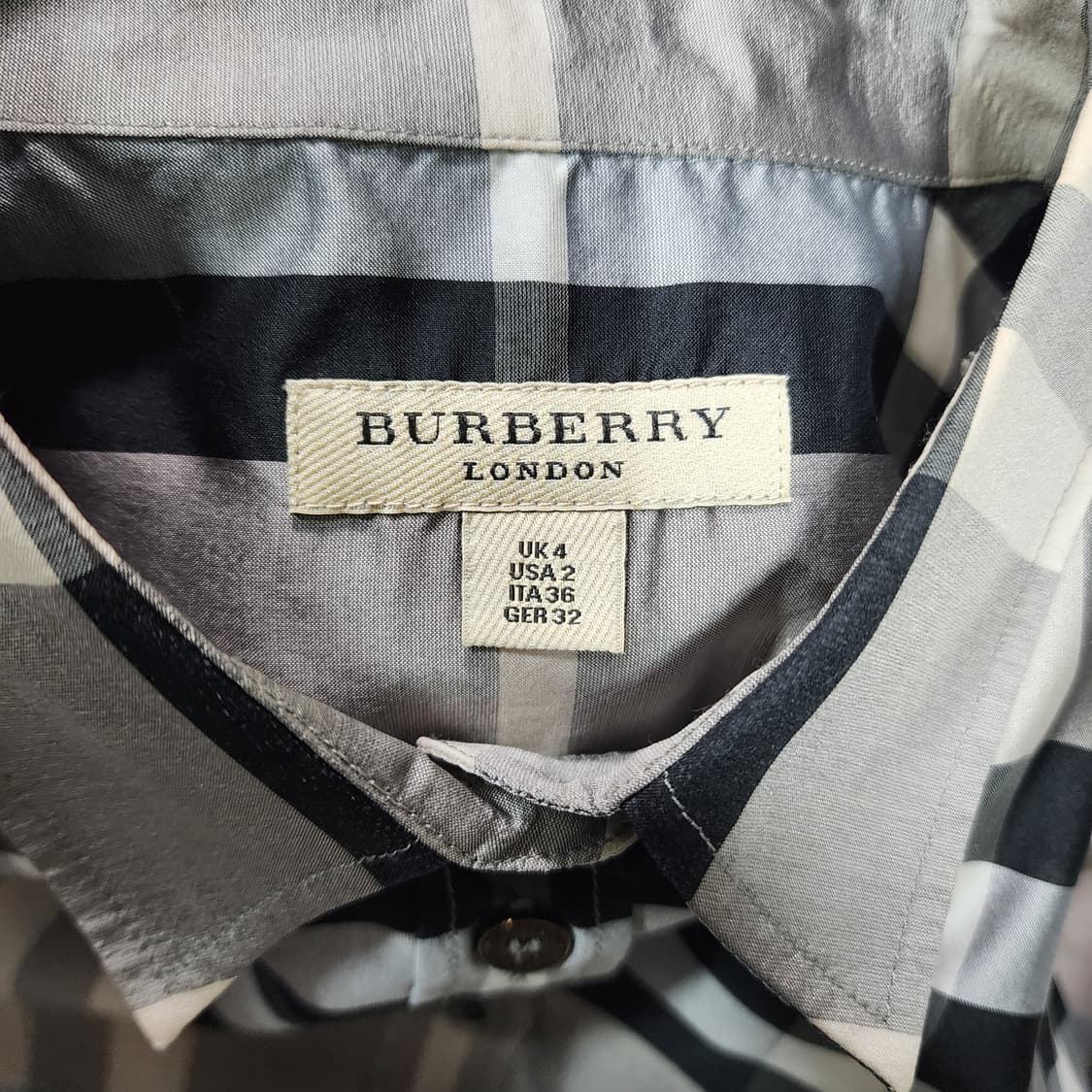 버버리 체크 셔츠 36 상품이미지6