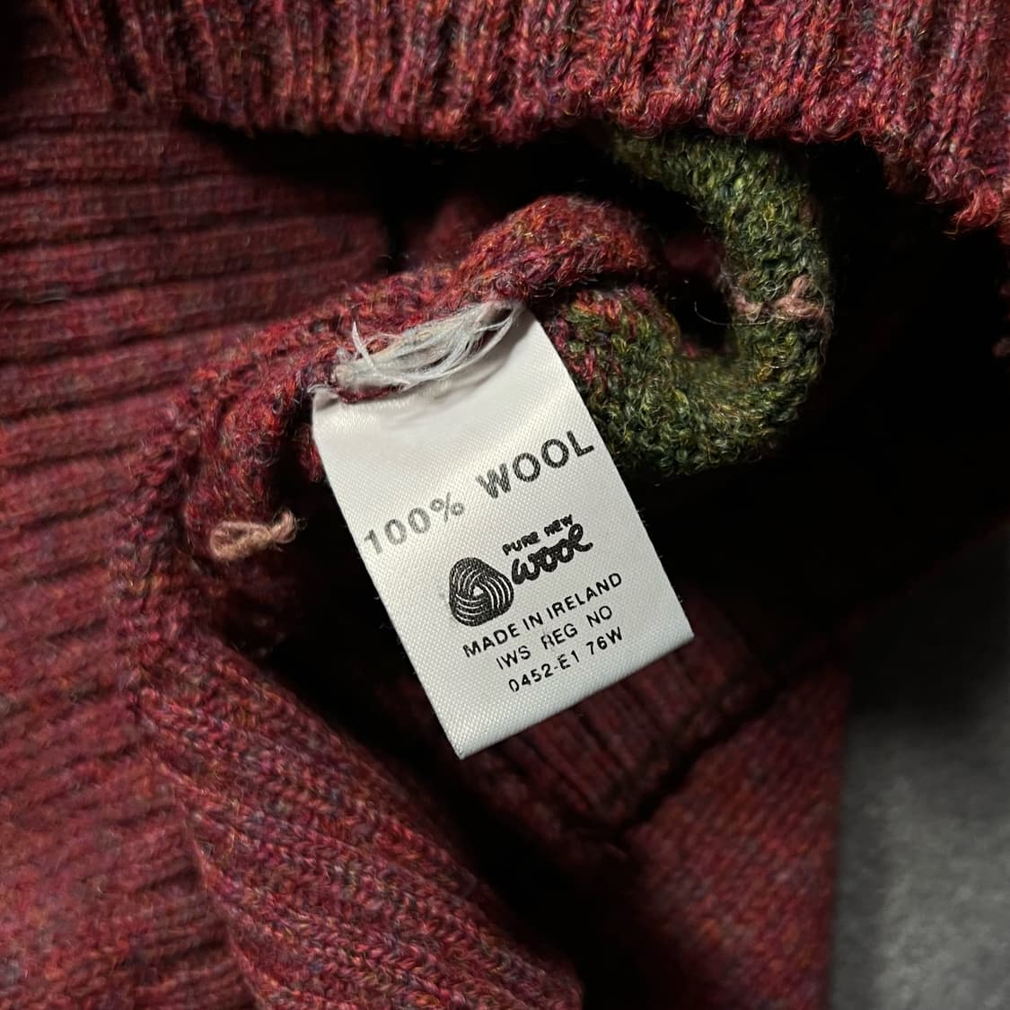 L.L. Bean 엘엘빈 아가일패턴 울 니트 상품이미지5