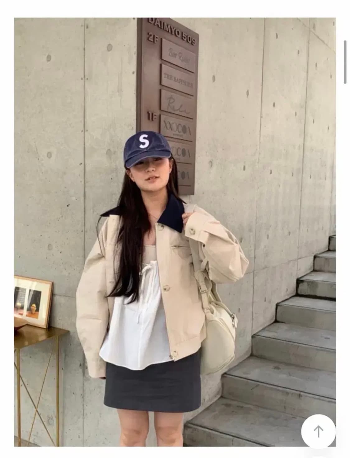 (새상품)oinii 오이니 배색 워크 블루종 - work blouson 상품이미지3