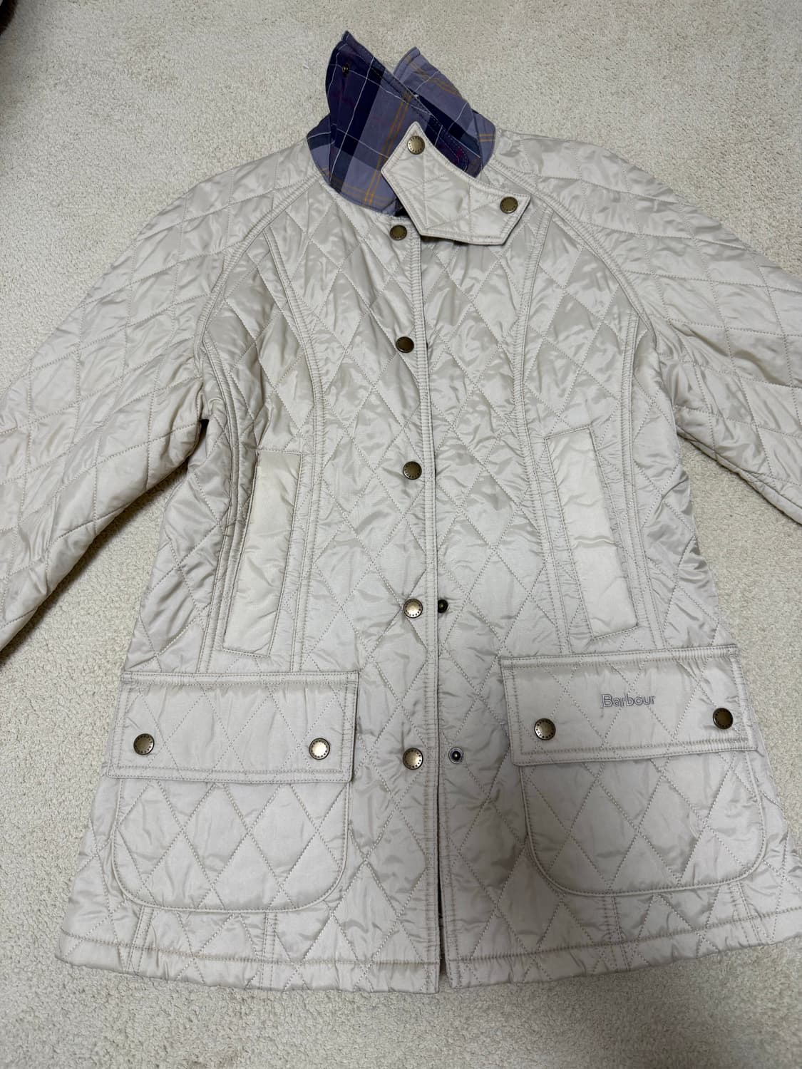 바버 퀄팅 패딩 자켓 상품이미지1