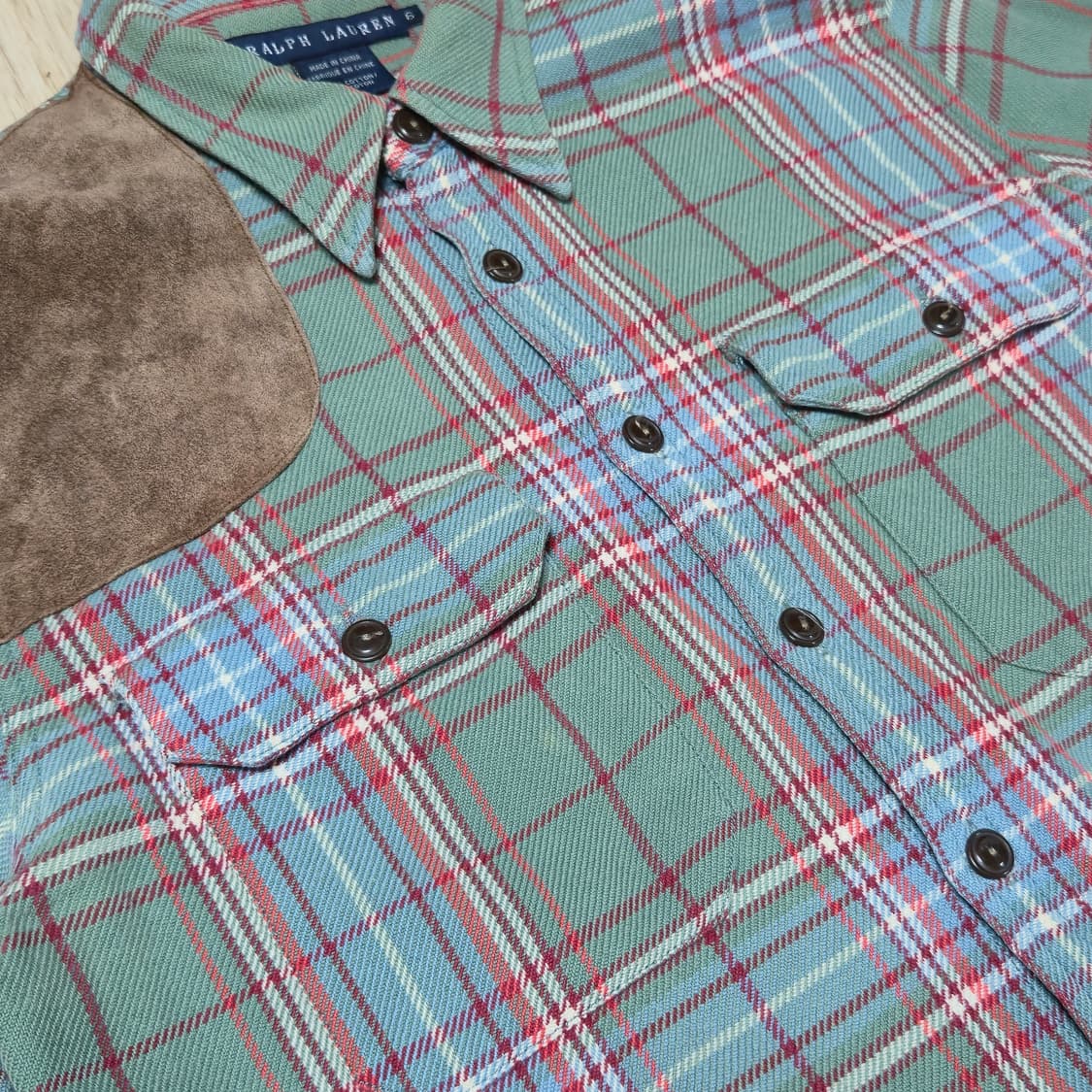 95) 랄프로렌 슬림핏 체크 셔츠 상품이미지4