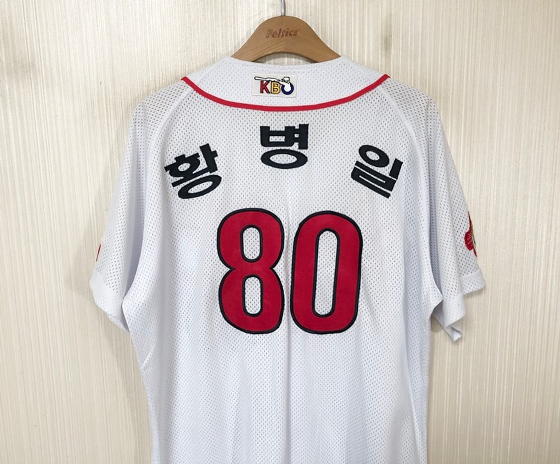 KBO ZETT 기아타이거즈 홈유니폼/코치실착 #80 황병일 상품이미지8