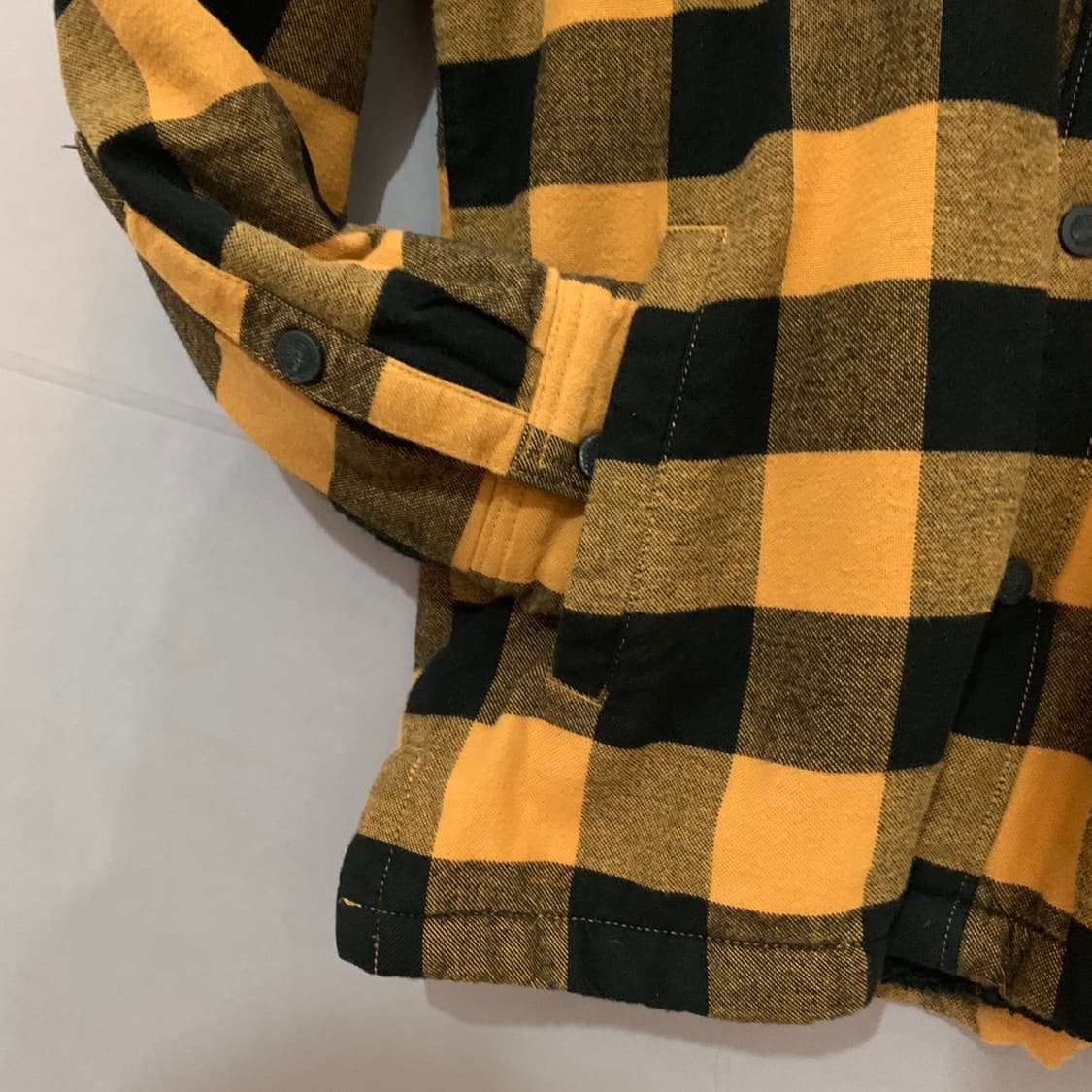 L 팀버랜드 체크 후리스 쉐르파 양털 셔츠 자켓 셔켓 상품이미지6