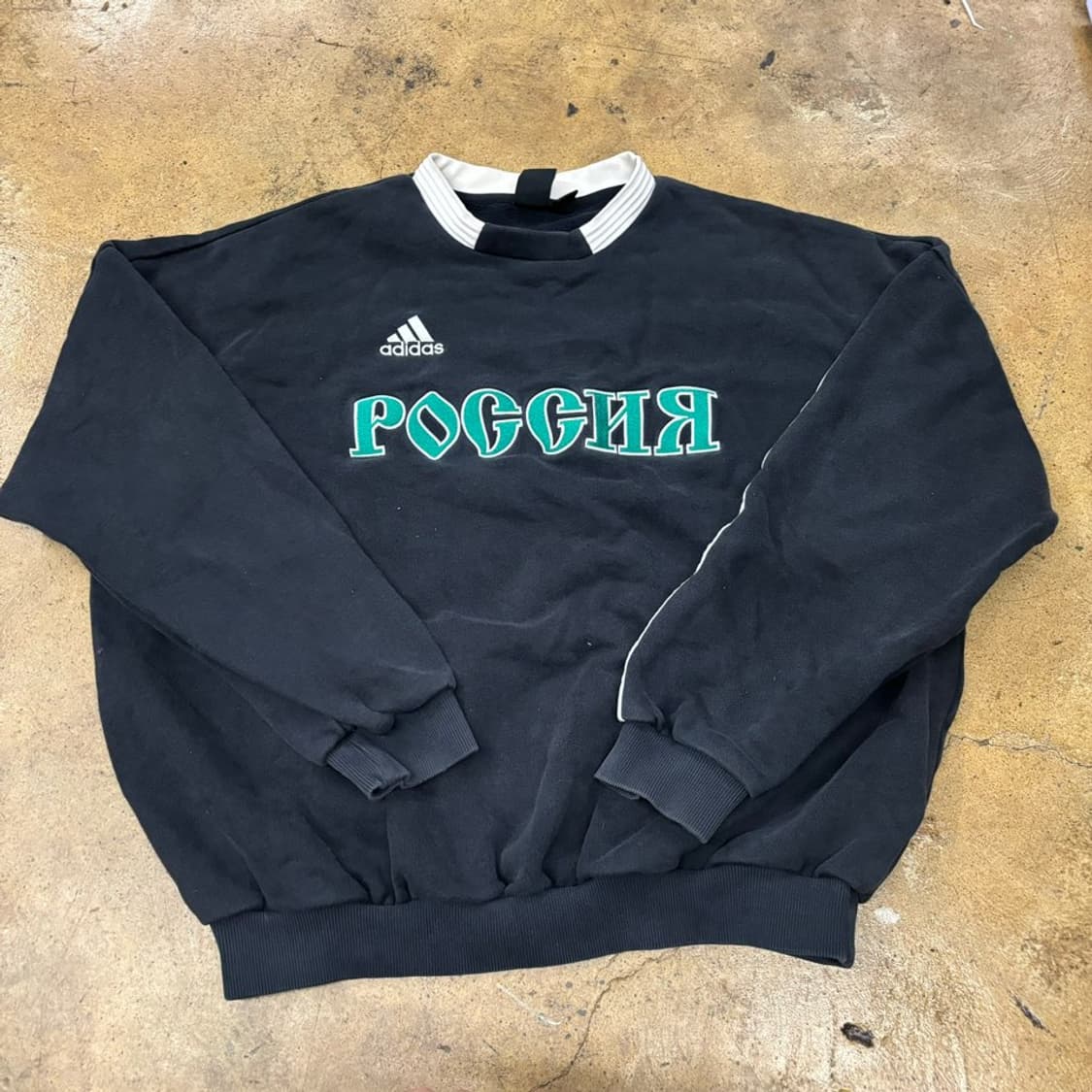 아디다스 x 고샤 오버사이즈 풋볼 카라 맨투맨  상품이미지2