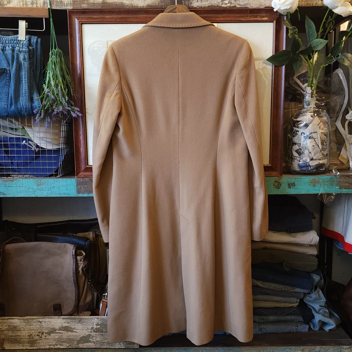 90s 신지아로카 콜롬보 울 싱글코트 42 상품이미지4