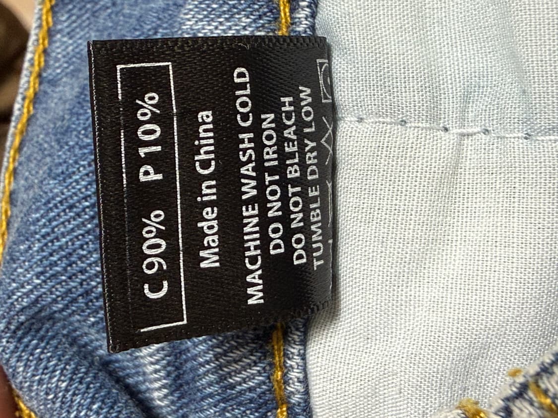 낫포너드 와이드 데님 팬츠 중청 (M사이즈) 상품이미지4