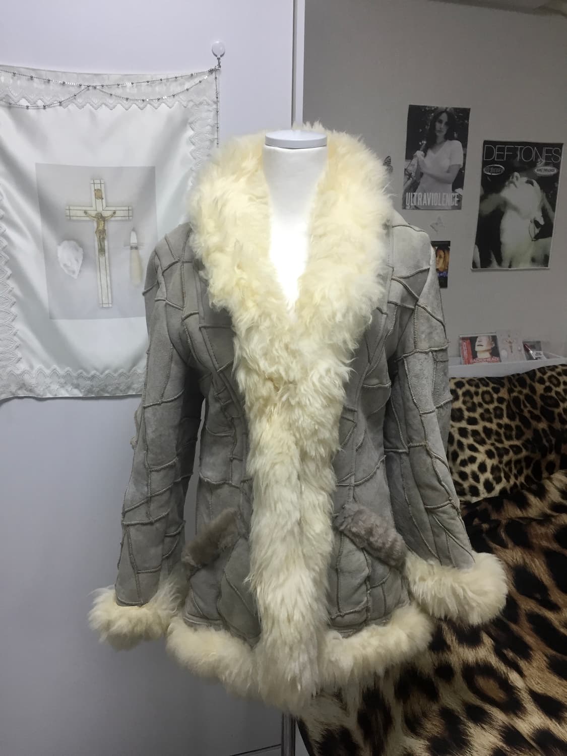 dreamcore trimming fur jacket 상품이미지1