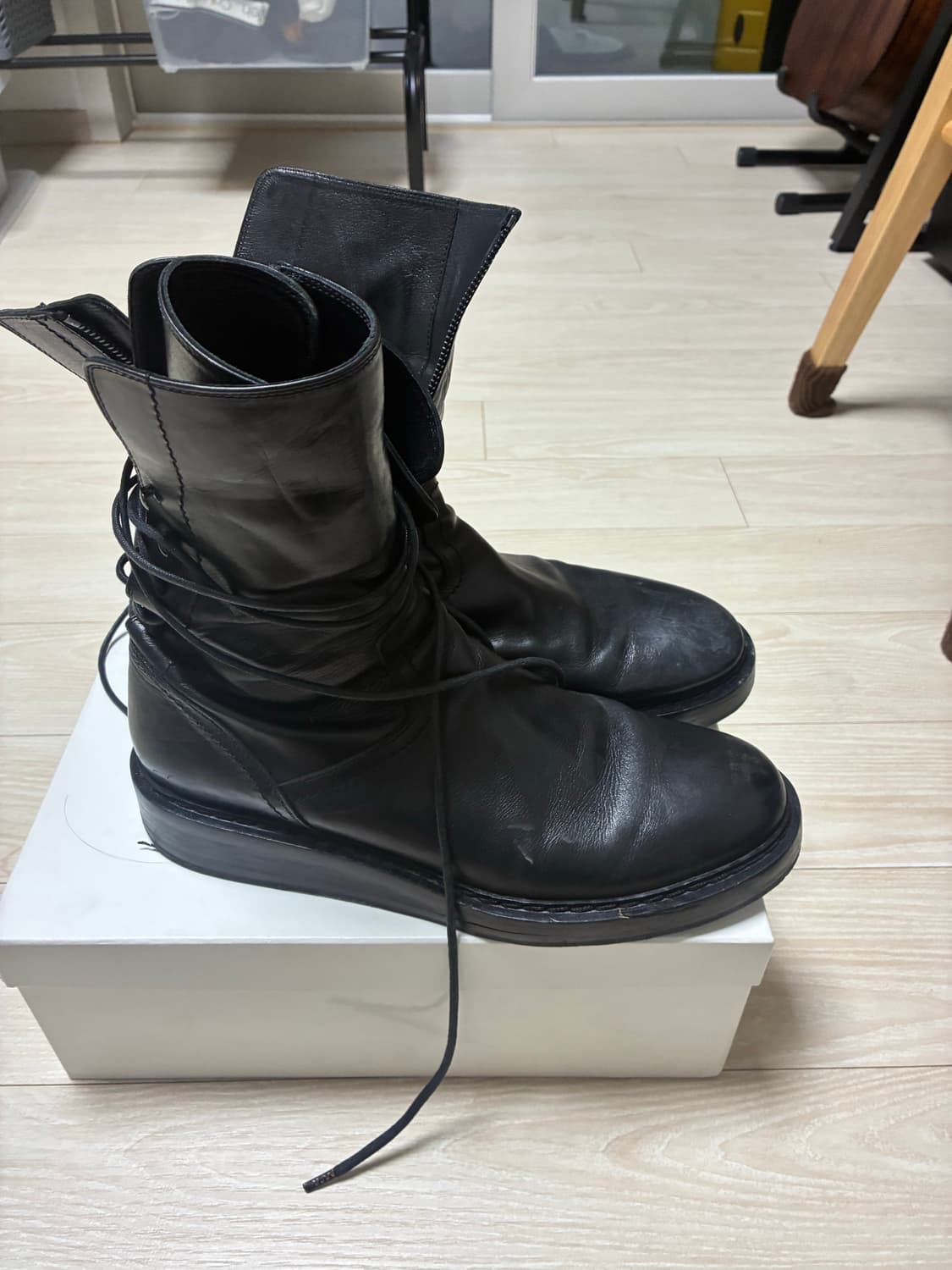 앤드뮐미스터 백레이스 부츠 44 상품이미지1