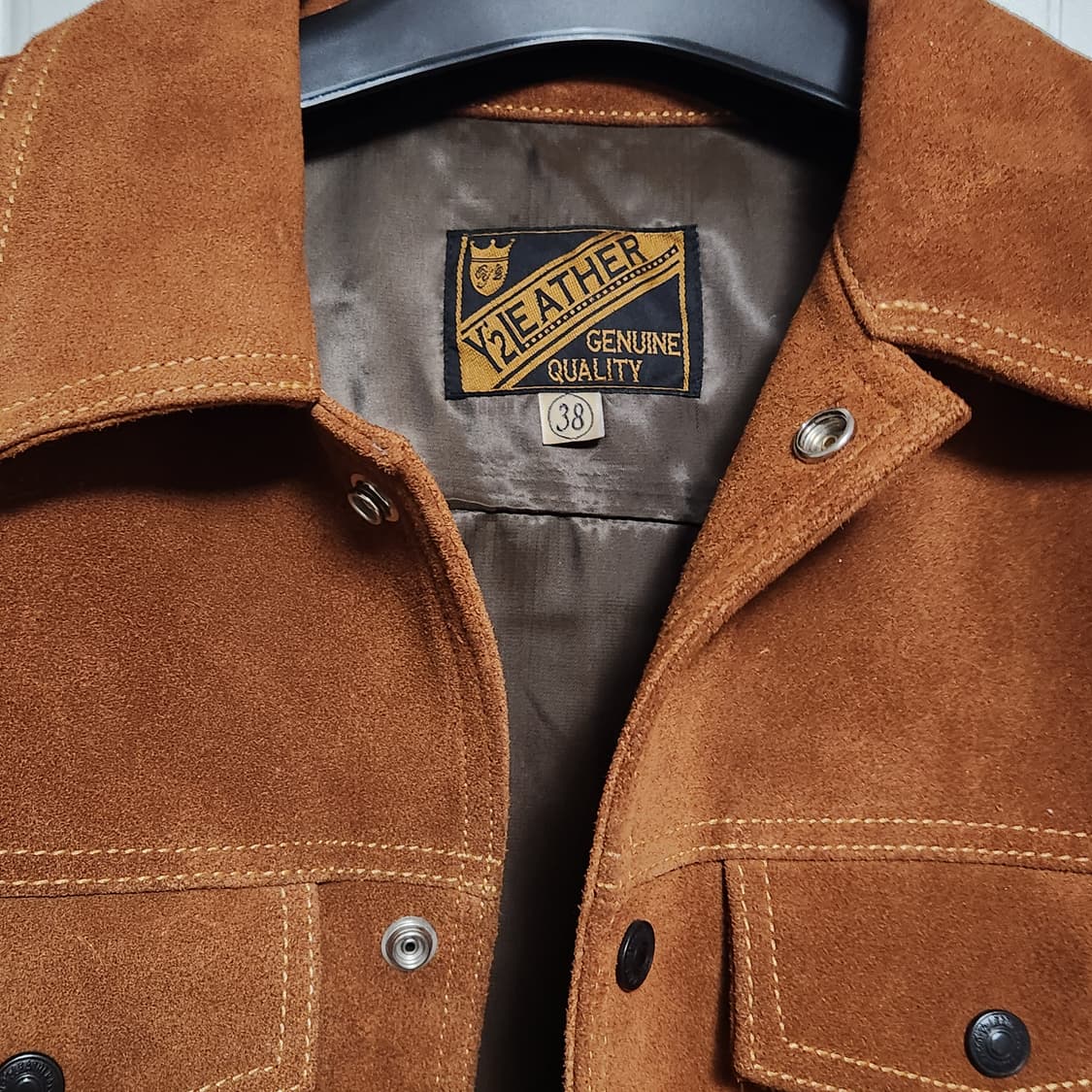 Y2레더 스웨이드 자켓  상품이미지2