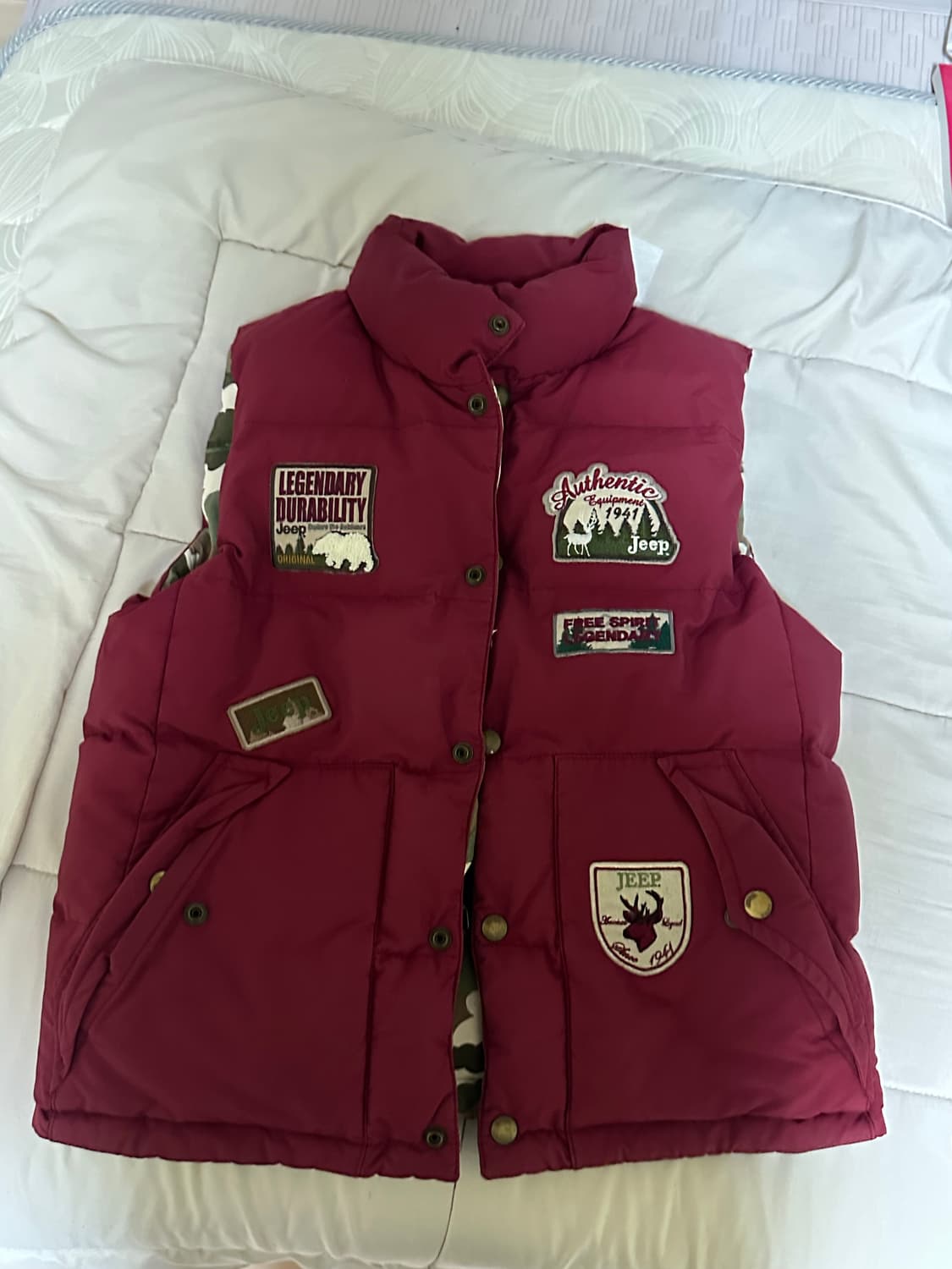 Jeep 리버시블 조끼패딩 M 상품이미지2