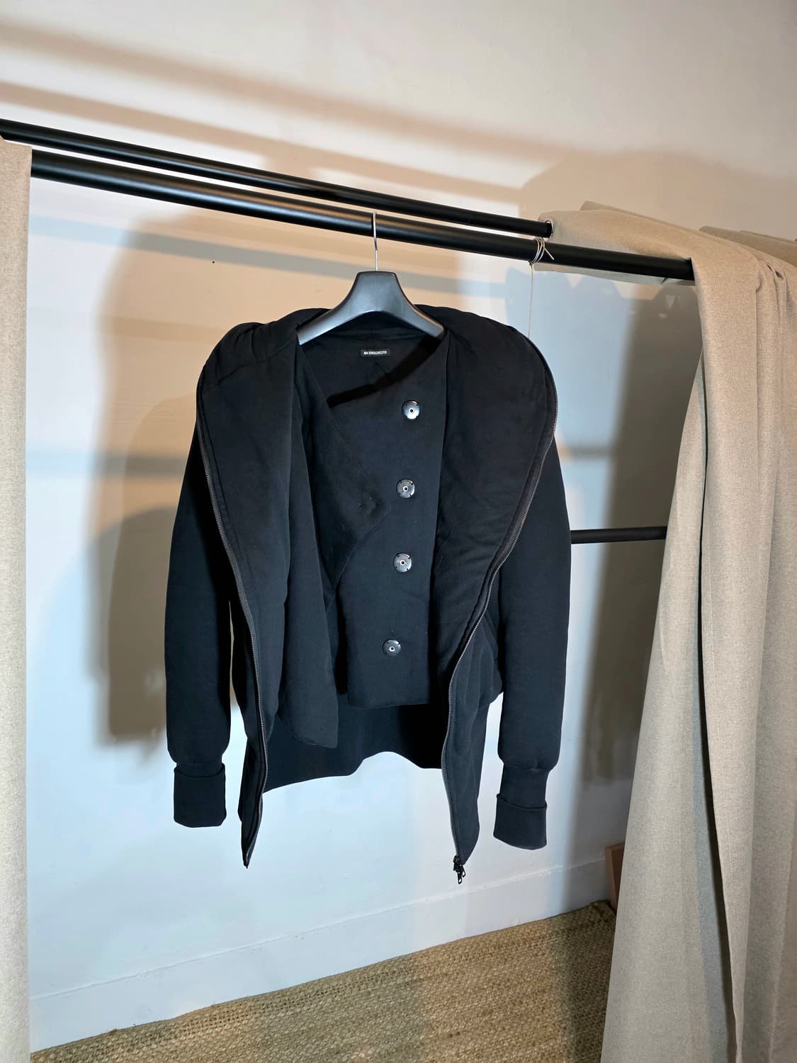 Ann demeulemeester Layered Zip Bomber 상품이미지5