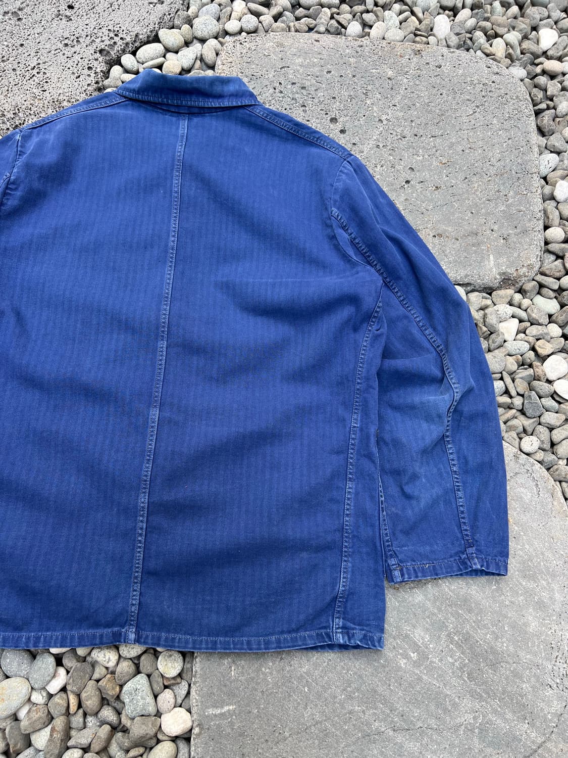 OLD VINTAGE HBT WASHING BLUE 프렌치워크자켓 상품이미지9