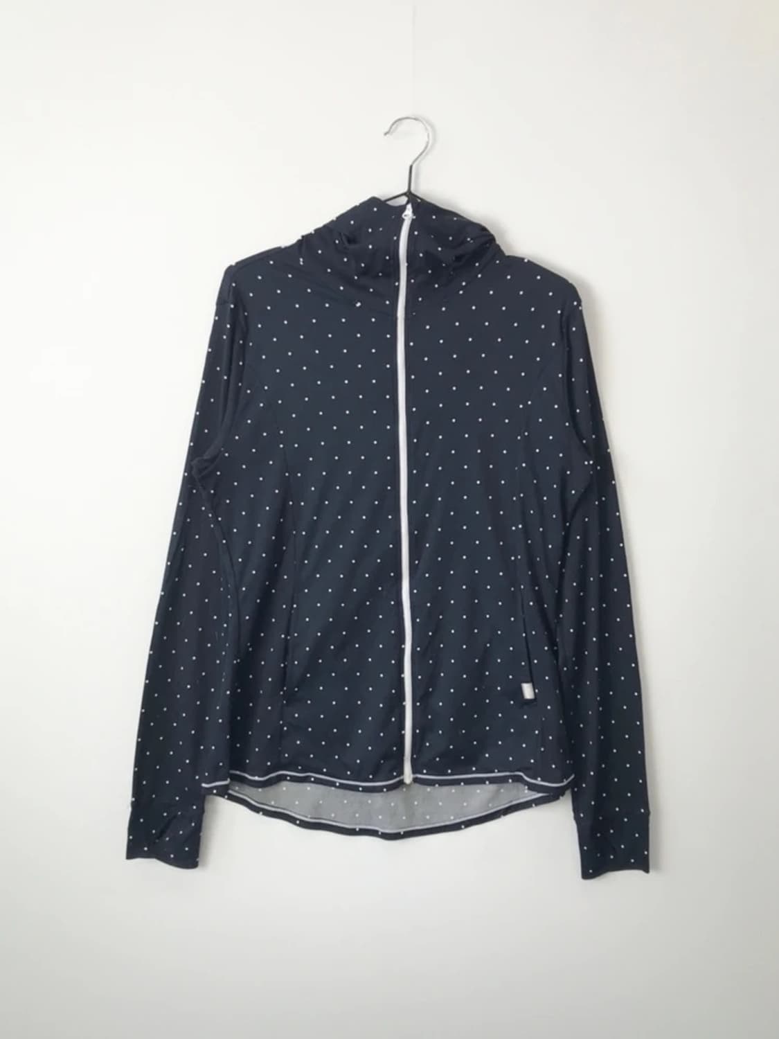 Mizuno Navy Dot UV Zip Hoodie 상품이미지4