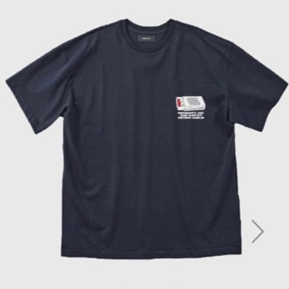 999휴머니티 3주년 케이크 반팔 티셔츠 네이비 m 상품이미지2