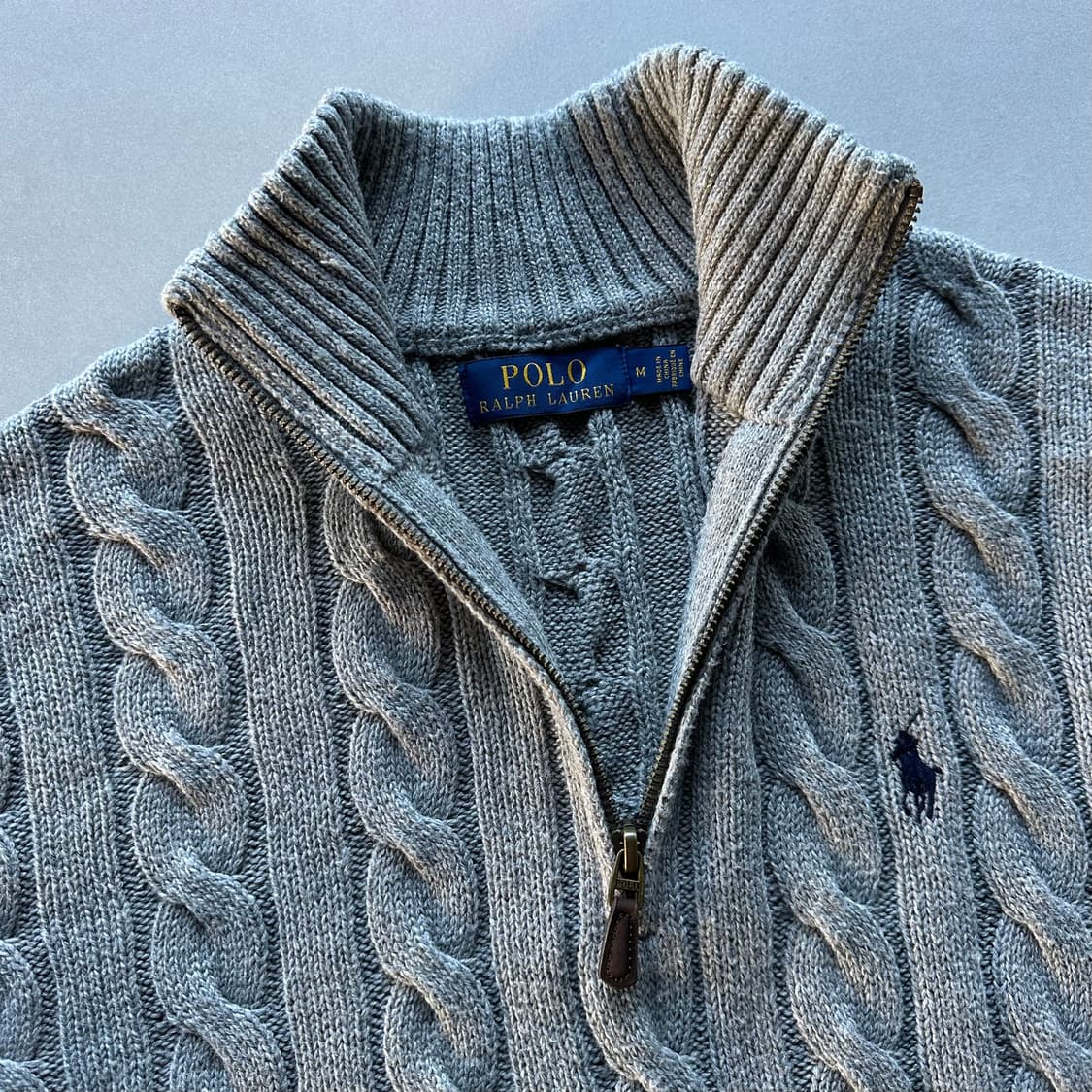 [M]폴로 랄프로렌 하프집업 꽈배기 니트 스웨터 상품이미지6